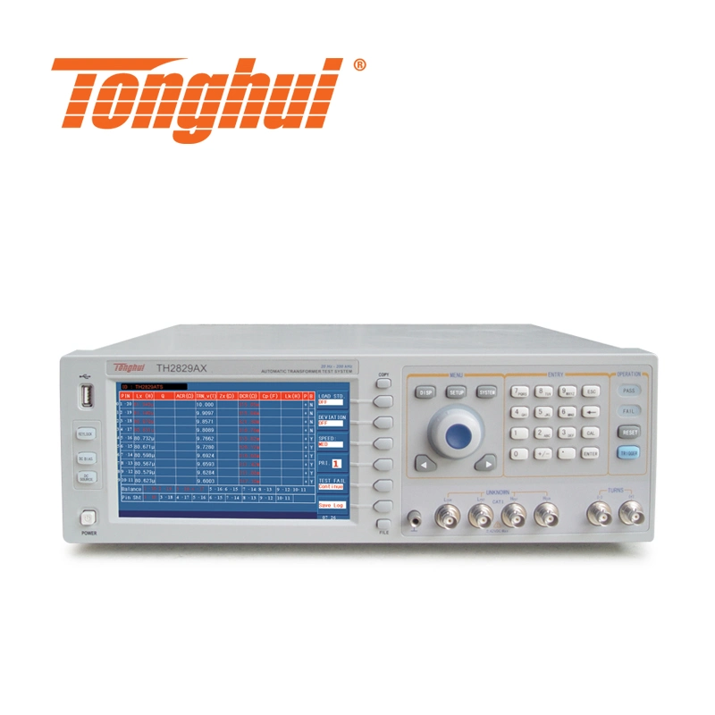 Th2829ax Manual Automatic Transformer Test System 20Hz-200kHz 0~100mA DC Bias Source 20 Pins