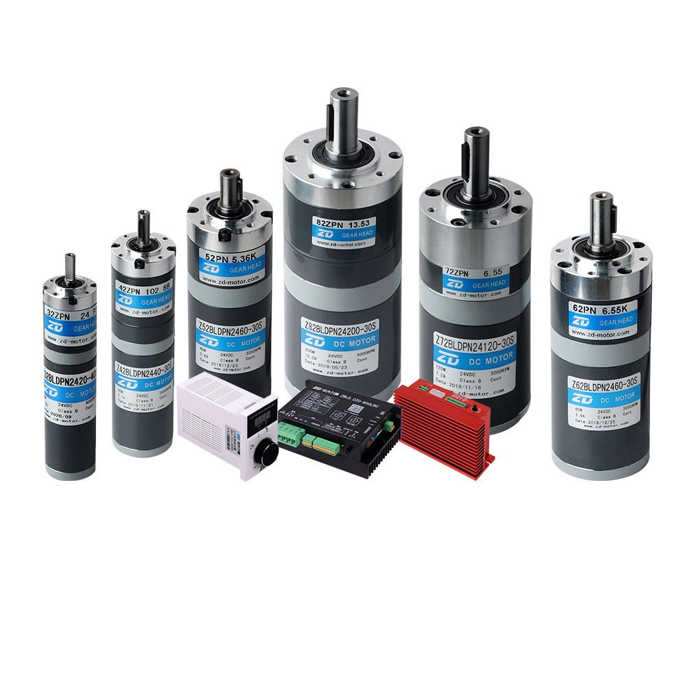 ZD High Power Elektromotor Hocheffizienz DC Brushless Planetary Motor für Industrie- und Haushaltsgeräte