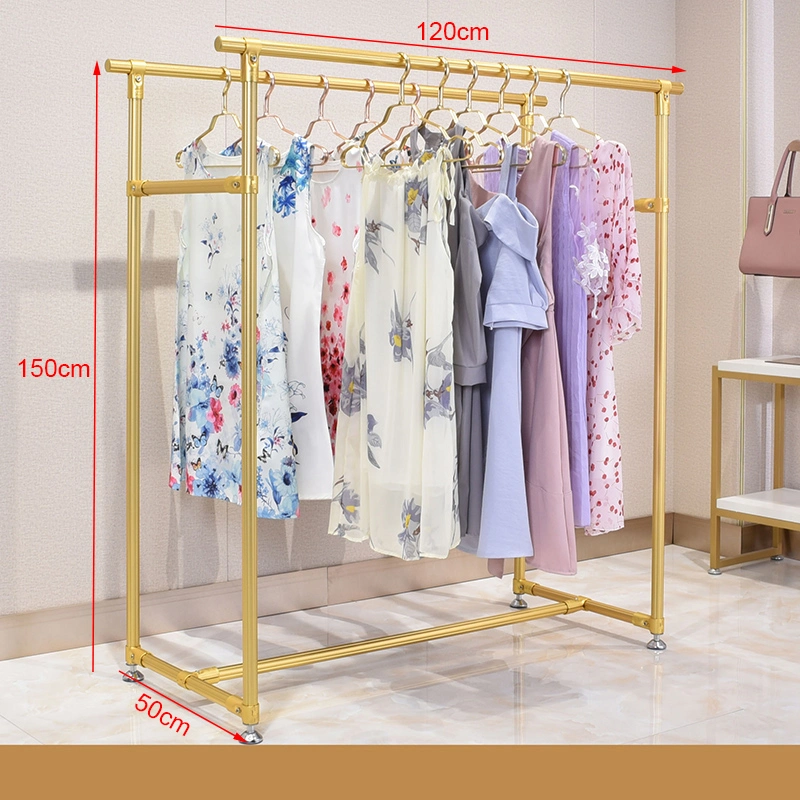 Fashion Metal Clothes Shelf for Shows Display Boutique Cloth Rack