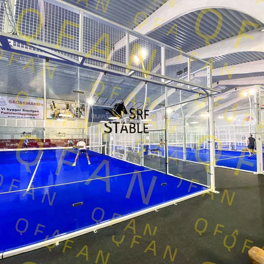 Крытый спортивный зал с сертификатом CE Panoramic Padel теннисный корт