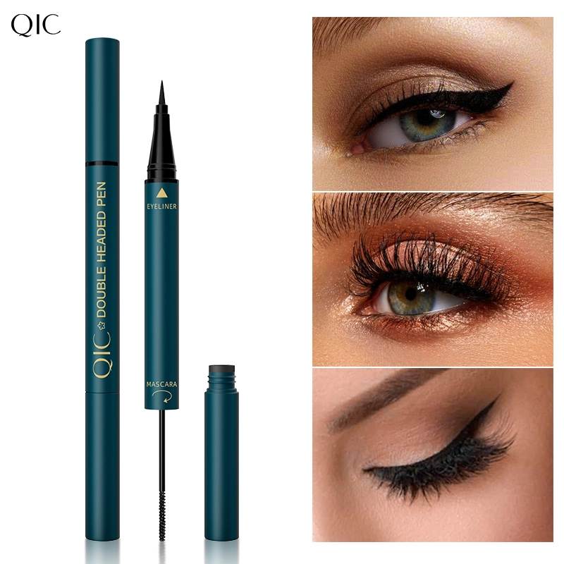 Factory New Arrival Waterproof Eyeliner Wholesale/Supplier Cosmetic Eye Liner Liquid Eyeliner and Mascara 2 in 1