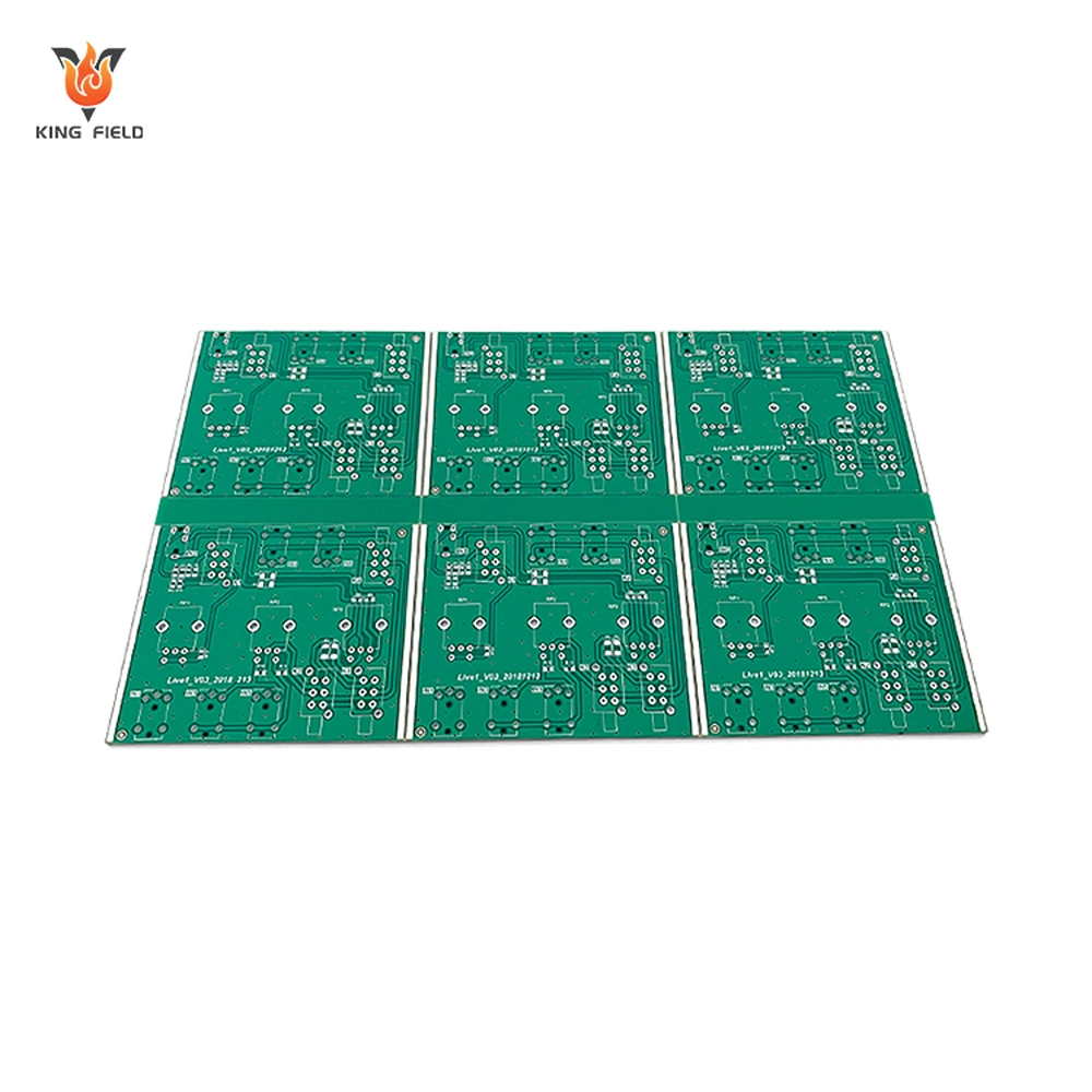 Fabricación circuito RoHS 94V0 de la fábrica de PCB de doble cara rígido Junta