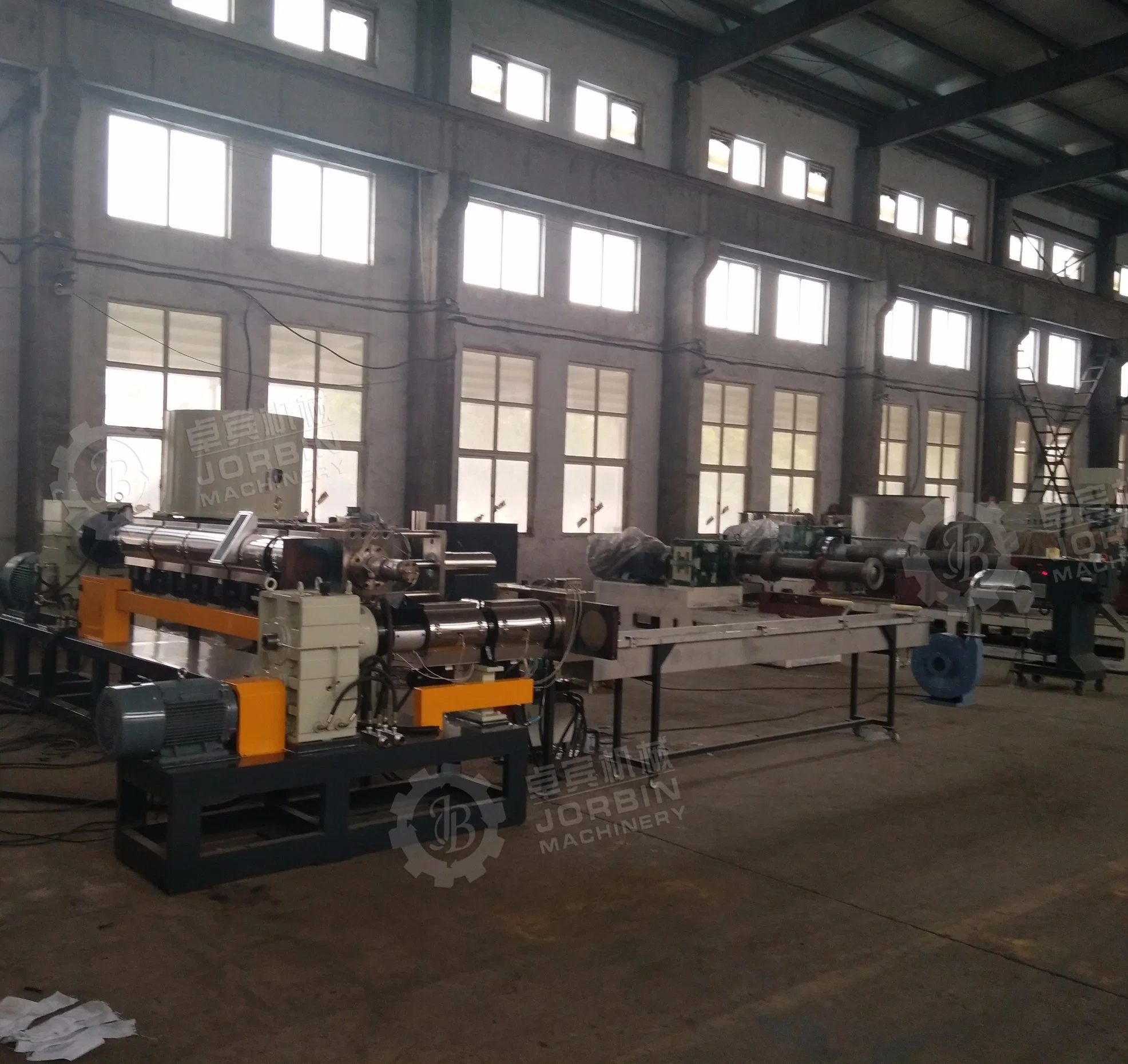 Two Step Extruder PP PE Granulation Machine with Side Force Feeder