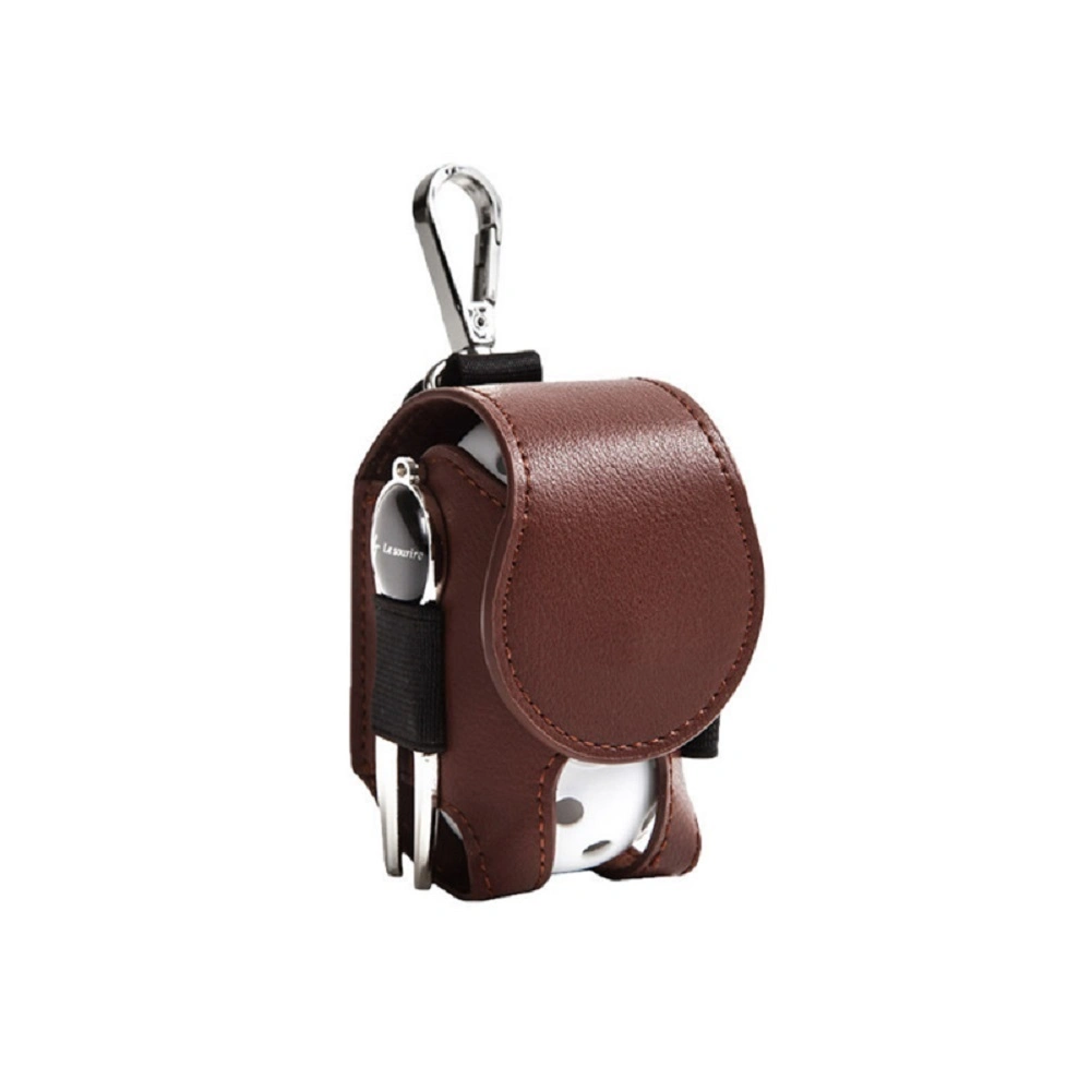 Sporting Goods Golf Ball Storage High quality/High cost performance  Leather Waist Holder Bag Wbb18275