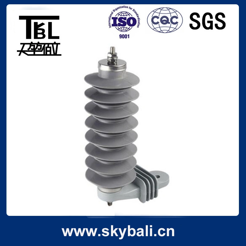 11kv~110kv Silicon Rubber (Ceramic) Housed Metal Oxide Gapless Surge Arrester