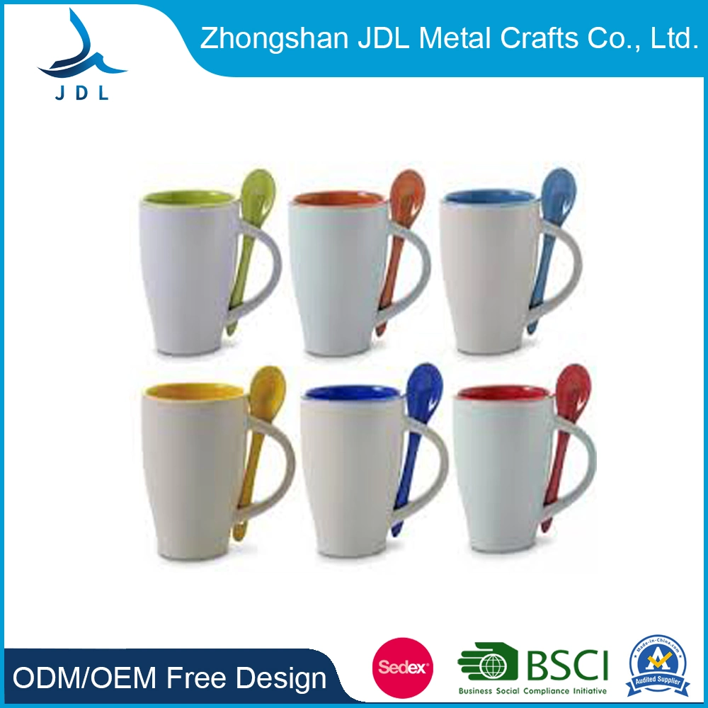 Promotional Gift Custom Color 11oz Ceramic Coffee Mug with C-Handle From China (20)