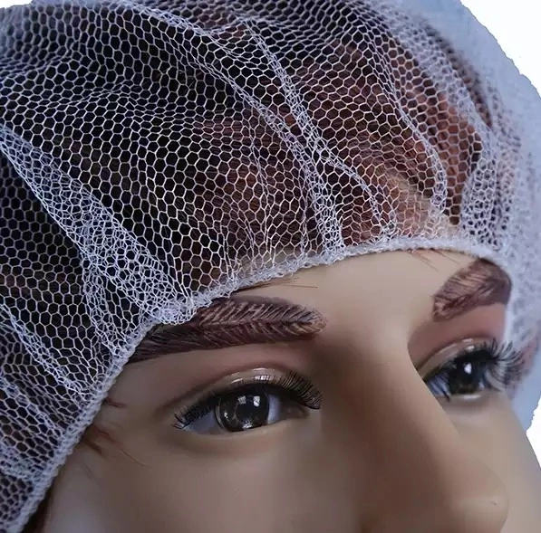 Китай производителем одноразовые колпачки из нейлона Hairnet нейлоновой сетки для пищевой промышленности