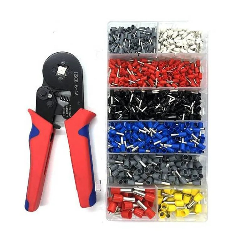 Hsc8 6-4 Wire Hand Crimping Tool Crimper Pliers Kit