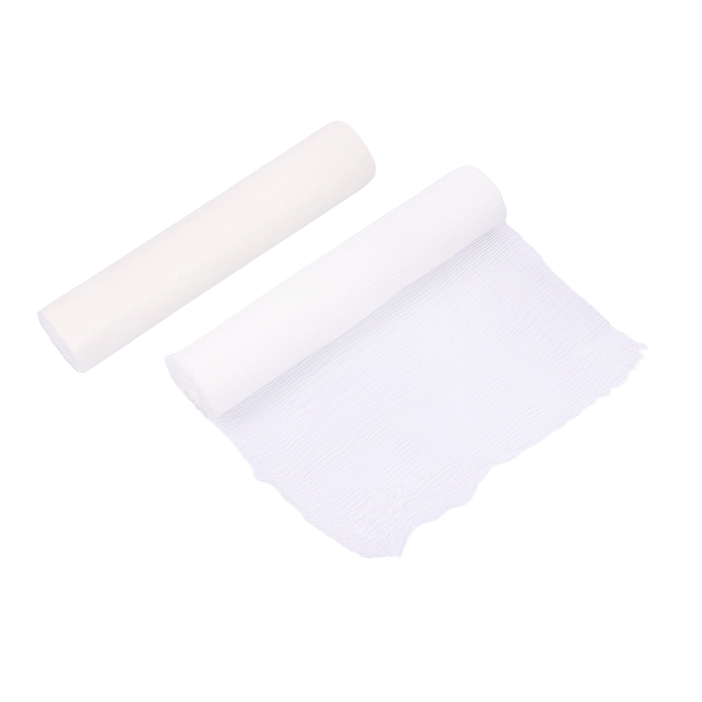 Hot-Selling Bulk Medical Supplies Knit Cotton Fabric Roll Compressed Wow Gauze Bandage with Woven Edges