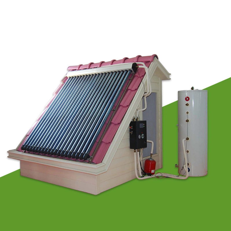 Plano colectores de agua del tubo de vacío térmico calor Calefacción de paneles de tubo de cobre tipo Ingeniería alta Colector Solar panel de vidrio