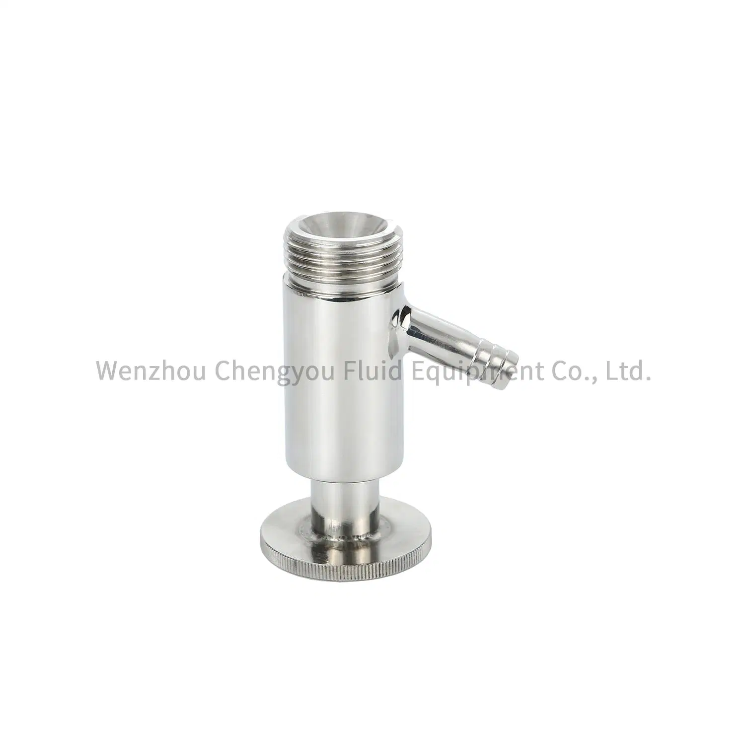 Food Grade Hygienic Stainless-Steel Round Handwheel 304/316L Threaded Aseptic Sampling Valve