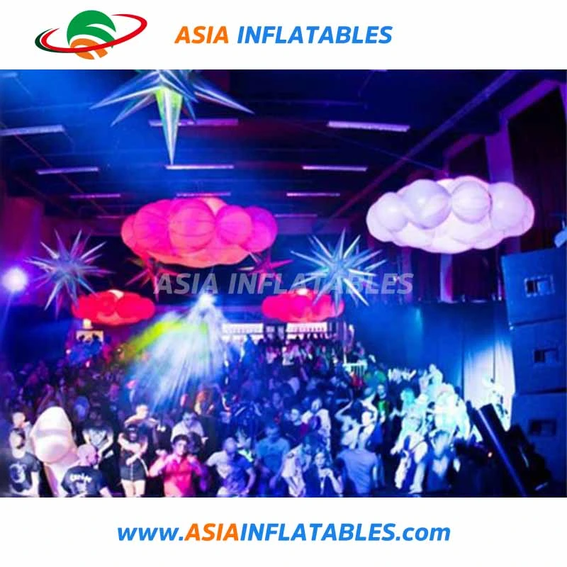 Lighting Inflatable Air Cloud Helium Balloon for Decoration