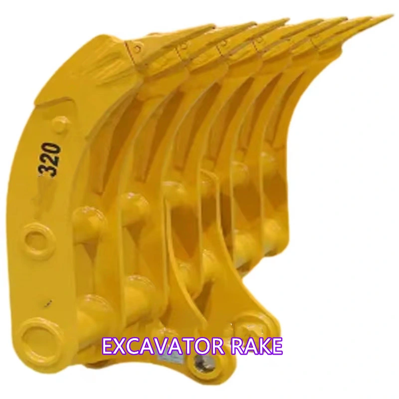 Factory Price Brand Excavator Attachment New Design Rake for Frozen Soil