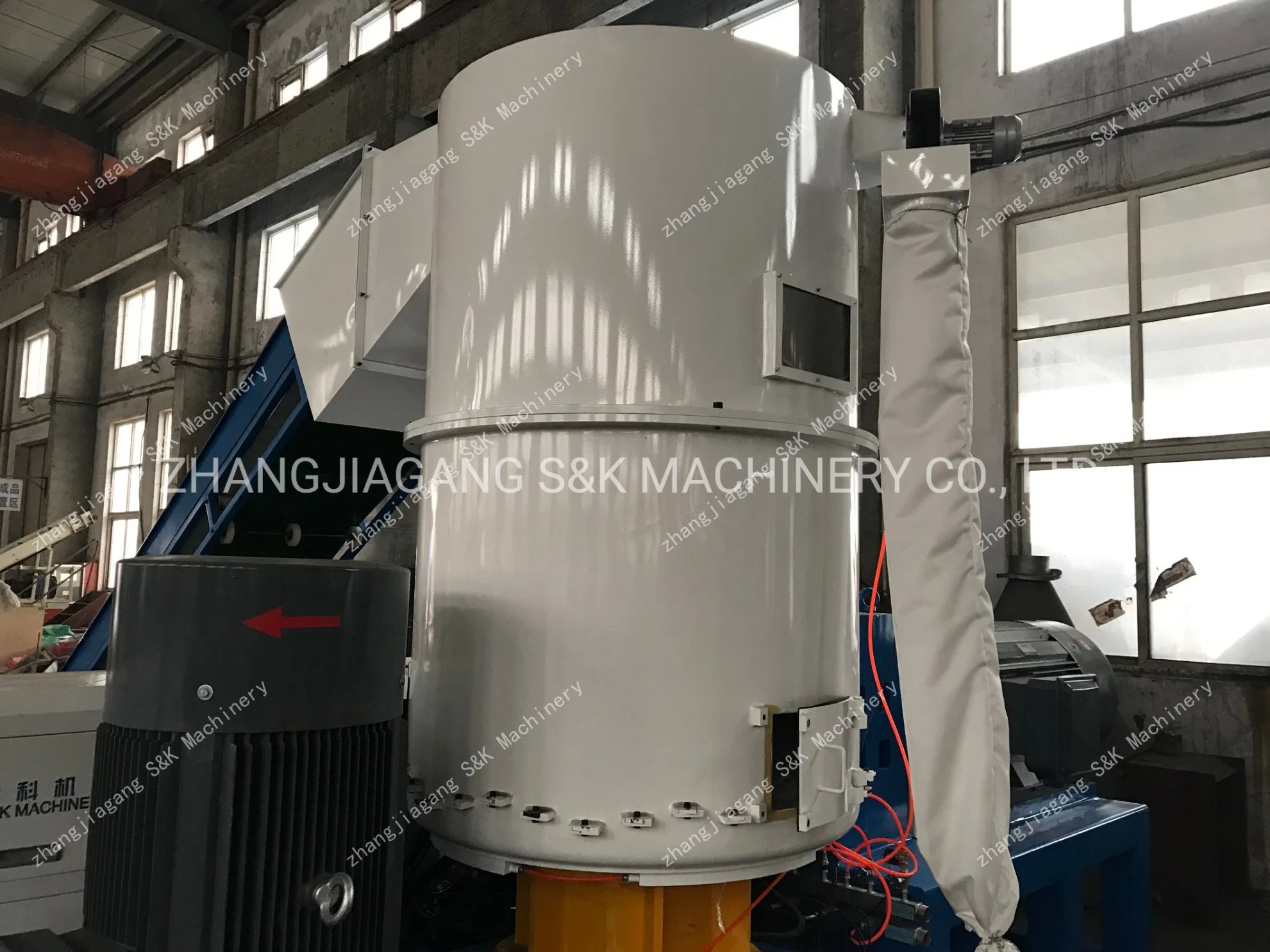 PP PVC Pet Sj65 Recycling Pellets Extruding Production Line