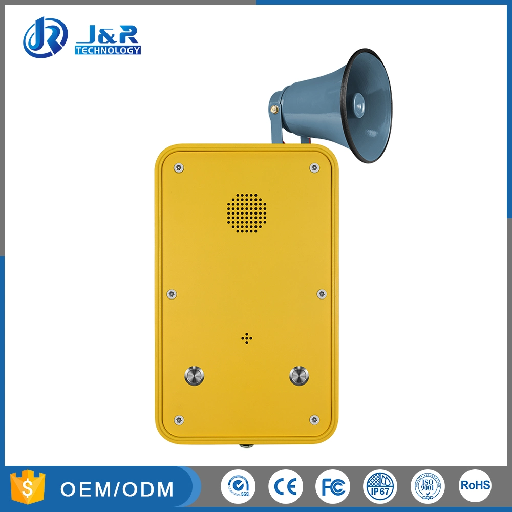 Outdoor Weatherproof 3G Industrial Handfree Dual Button Emergency Telephone