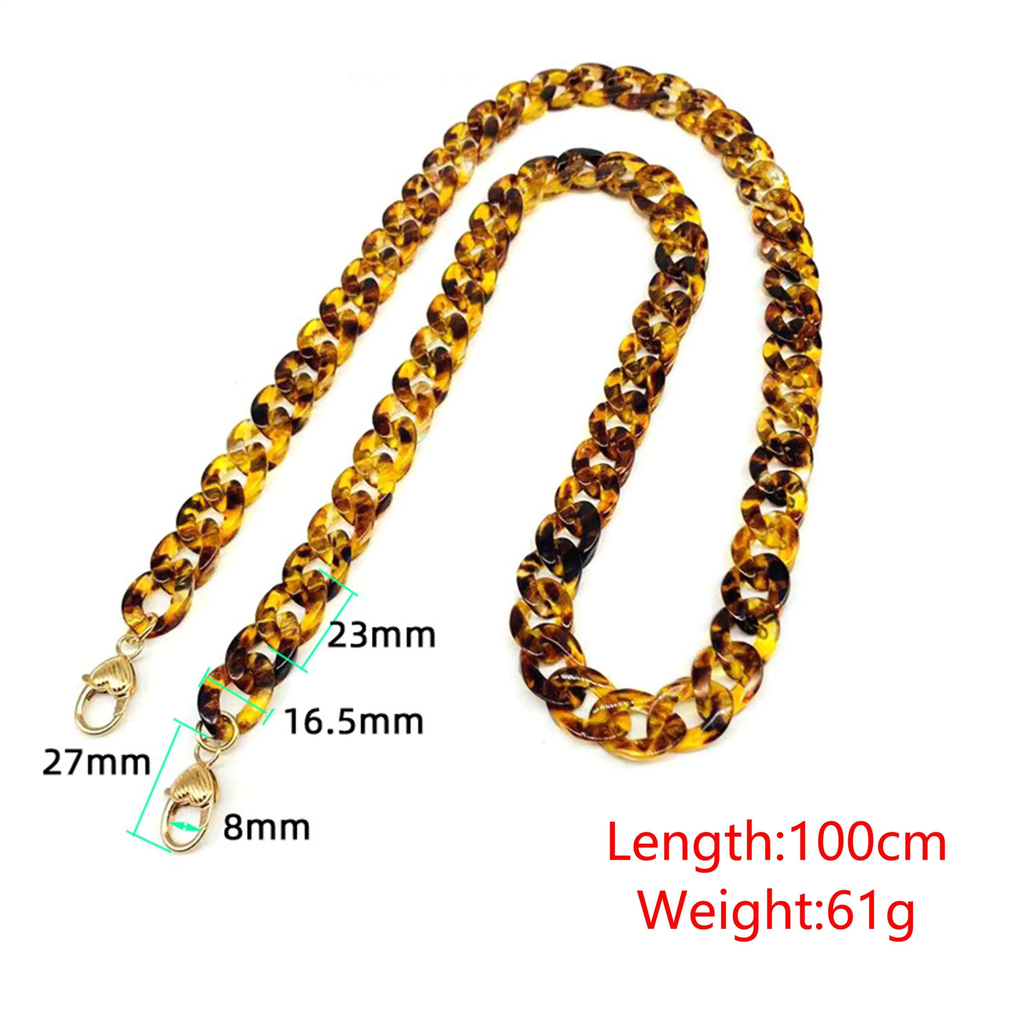 Ati 100cm Bag Accessories Replacement Handles Shoulder Strap Adjustable Acrylic Bags Chain