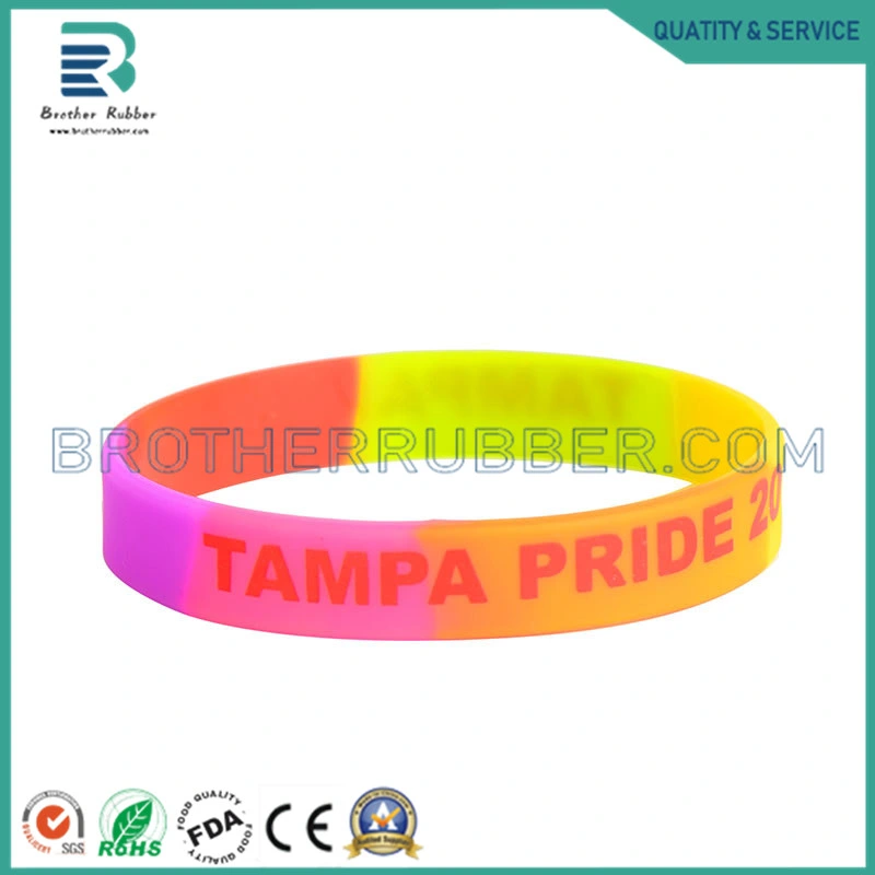 Custom Logo Silicone Wristband Rubber Wrist Bands