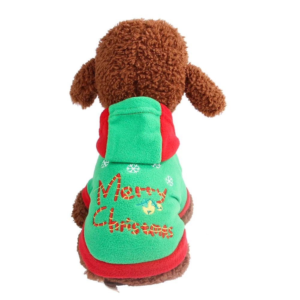 Wholesale/Supplier New Year Christmas Soft Winter Warm Designer Pet Clothing Puppy Dog Clothes