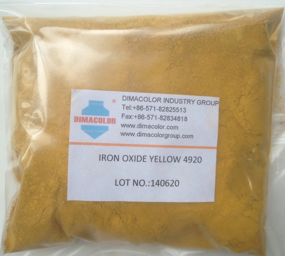 Iron Oxide Yellow 4920 (Pigment Yellow 42) Paint Coating Plastic Cement