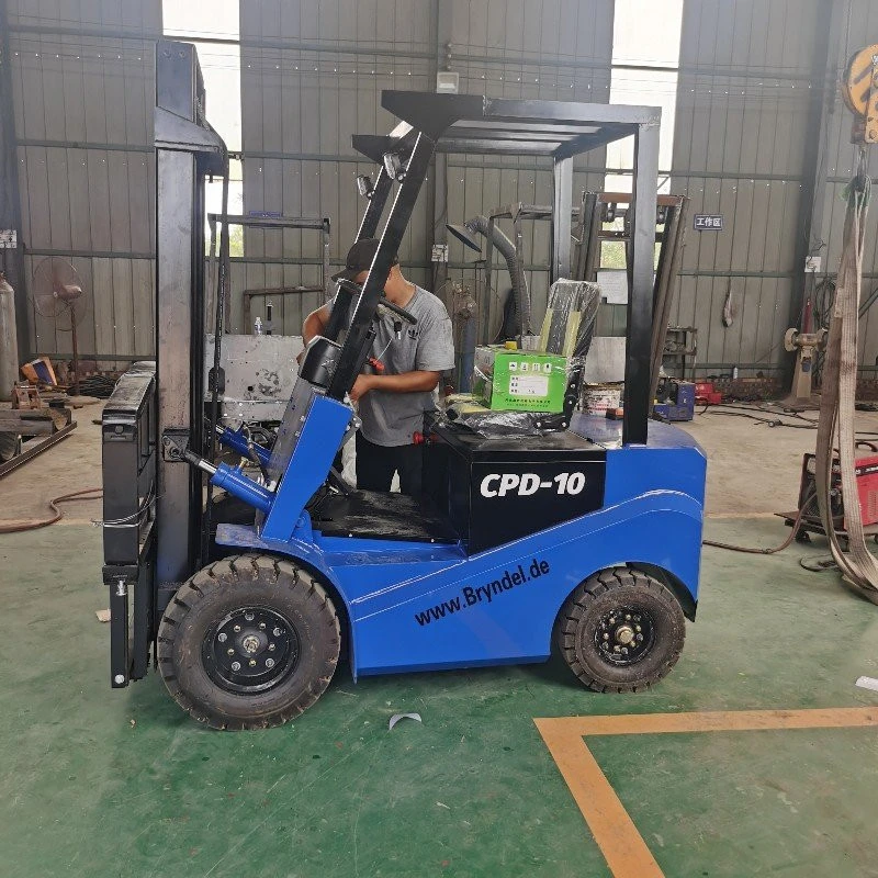 Max Motor Power Lifting / Steering Computer Controlled Electric Forklift Truck Stacker Trucks