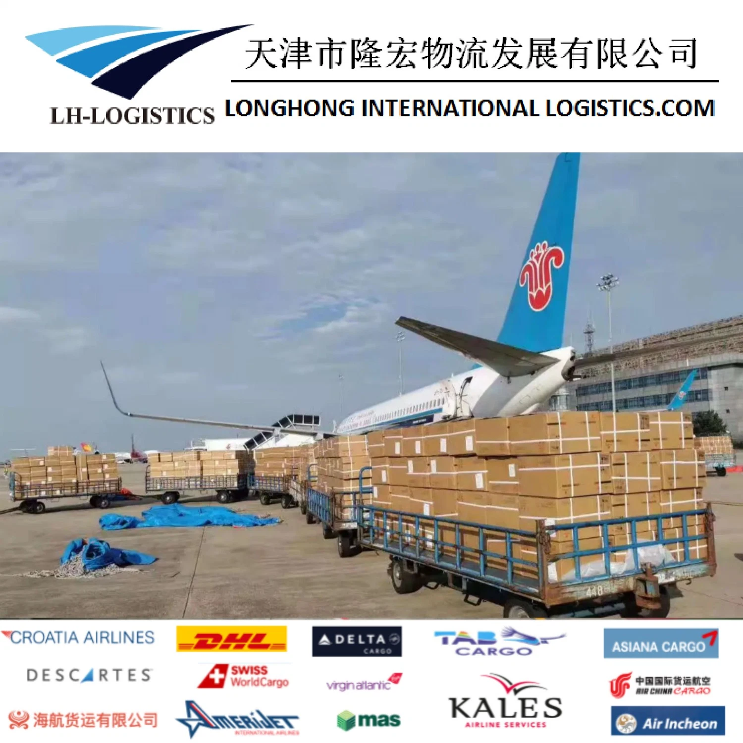 Despachante de Transporte aéreo profissional de Guangzhou/Yiwu/Tianjin para EUA, Canadá, Austrália