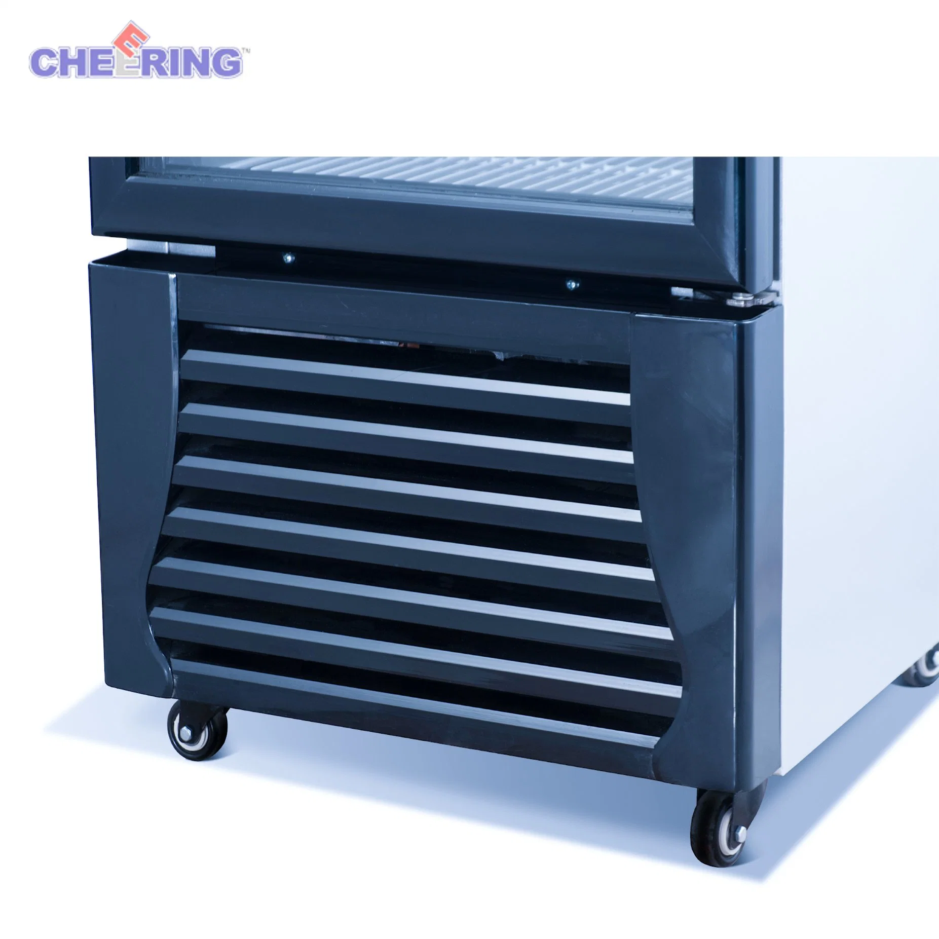 Commercial 1 Glass-Door Beverage Display Air Freezer for Supermarket