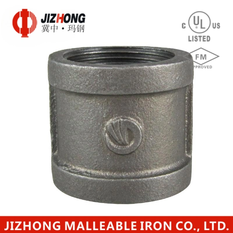 Conexiones de tubería de hierro maleable galvanizado en caliente UL FM conector hembra/codo/T/casquillo/tapón