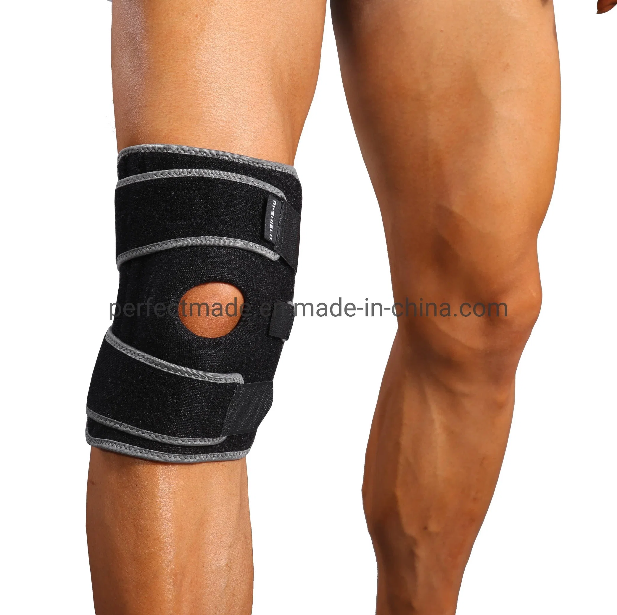 Nylon Compression Knit Sport Running Lap Knee Brace