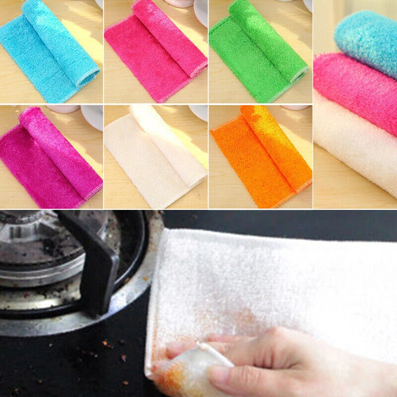 New Style Bamboo Cleaning Cloth Good Water Absorption Bamboo Towel