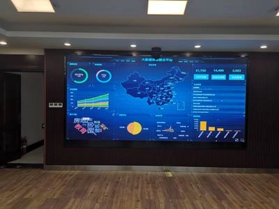 P5 HD interior fina Color tono Pequeño servicio delantero fijo de la pantalla LED de videowall