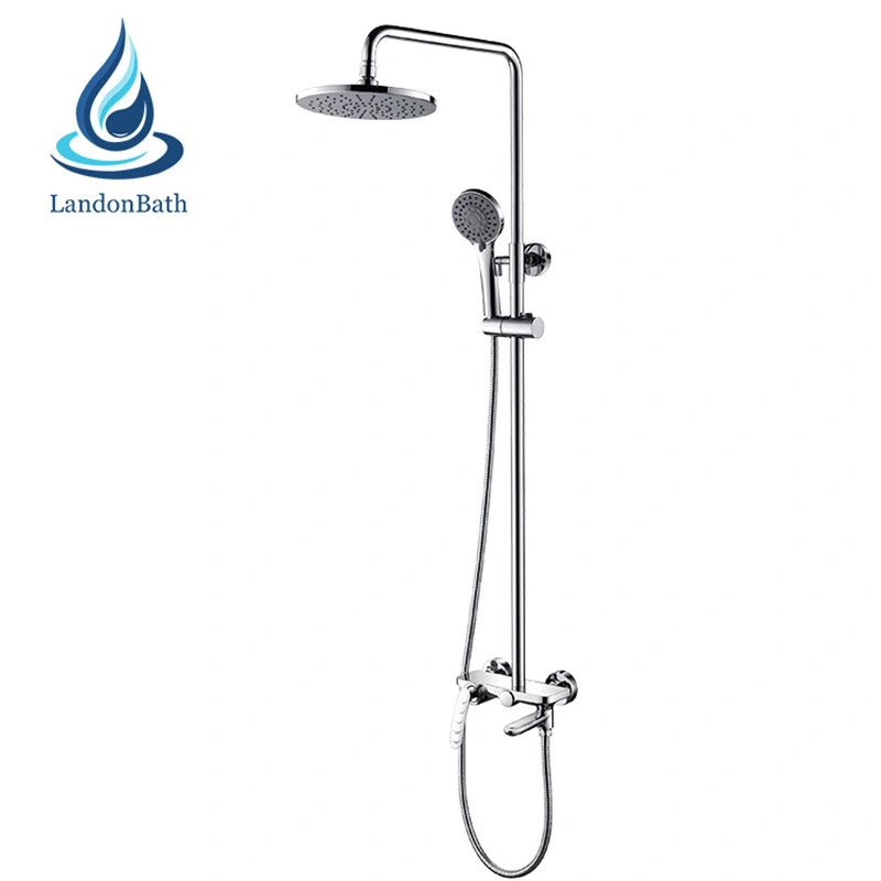 Top 10 Shower Mixer Brass Body Modern Rain Shower Set Chrome Wall Square Bathroom Sanitary Shower Set