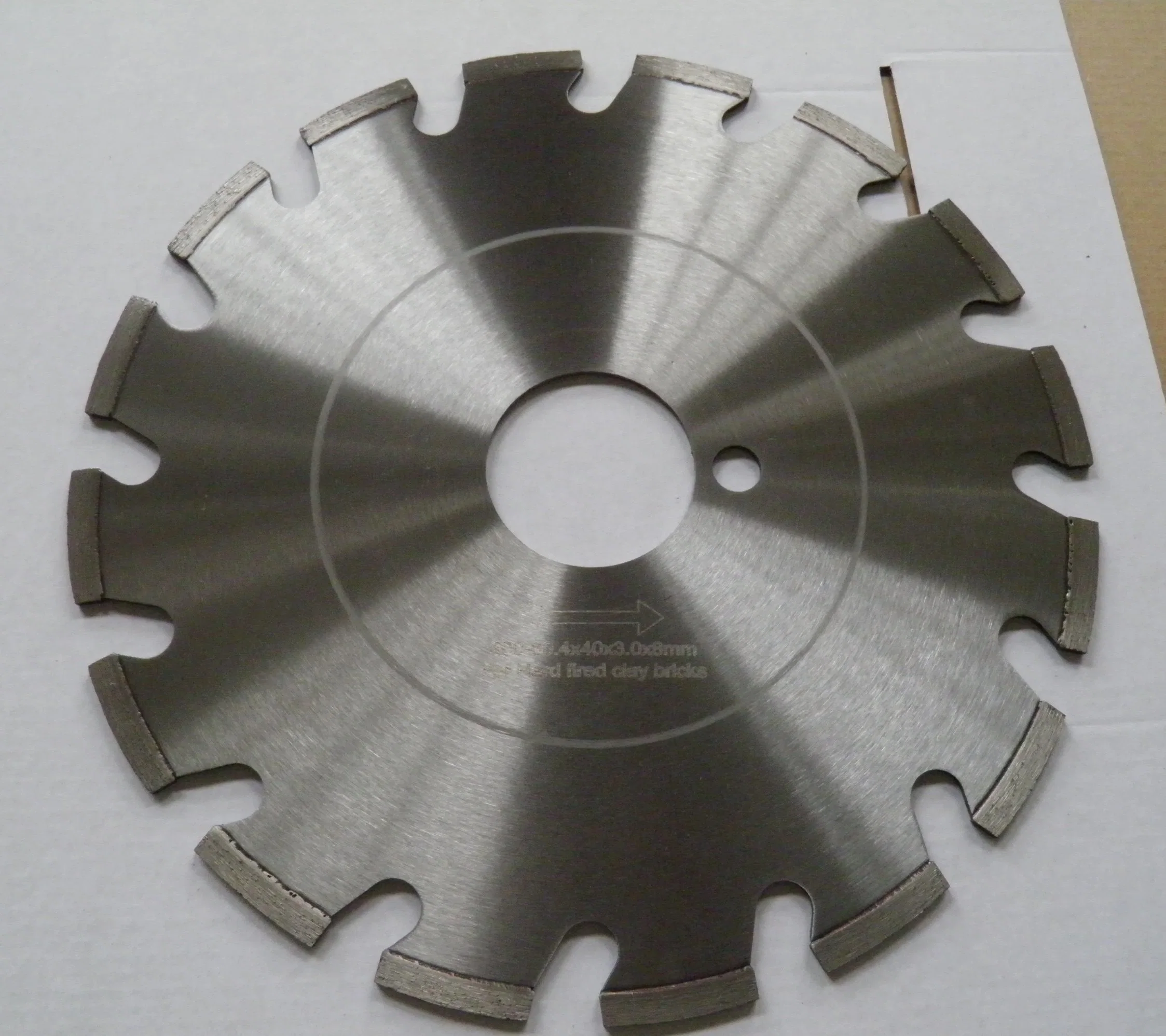 300mm Laser Welded Diamond Saw Blade Dry Hard Fired Clay Bricks Cutting Tools