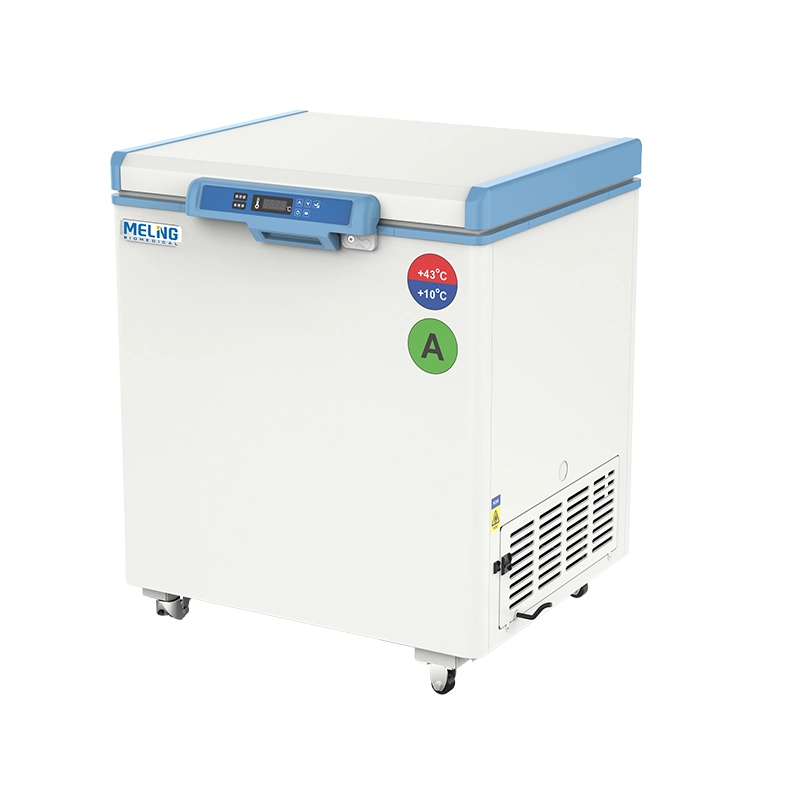 Meling 2-8 Degree 150L Who/Pqscertificated Horizontal Ice Lined Medical Pharmacy Refrigerator