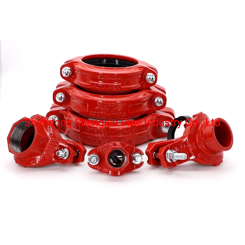 Ductile Iron Grooved Fittings/Sprinkler Mech. Tee Female Thread BSPT FM, UL