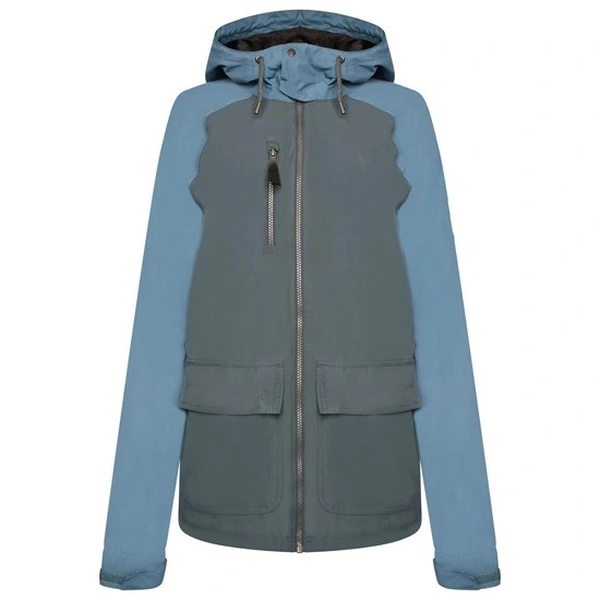 Men's Outdoor Jacket with Waterproof and Ultra-Breathable Coated Polyester Fabric