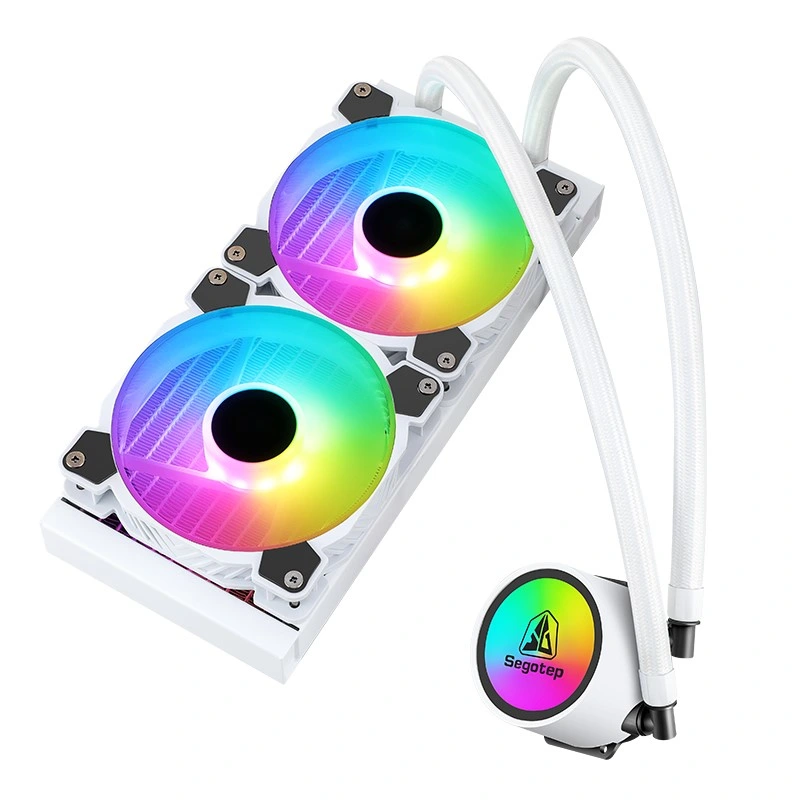 Laos-Vietnam-Myanmar-with The Fully Programmable Display Water Pump White CPU Liquid Water Cooler