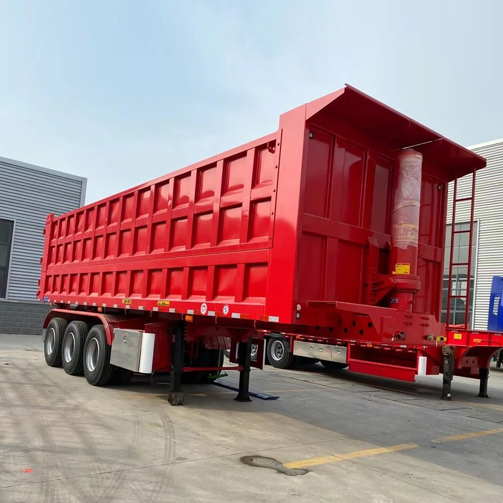 Chinese Manufacturer 3 Axle Heavy Duty 40/60/70 Tons Tipper Dump Semi Trailer