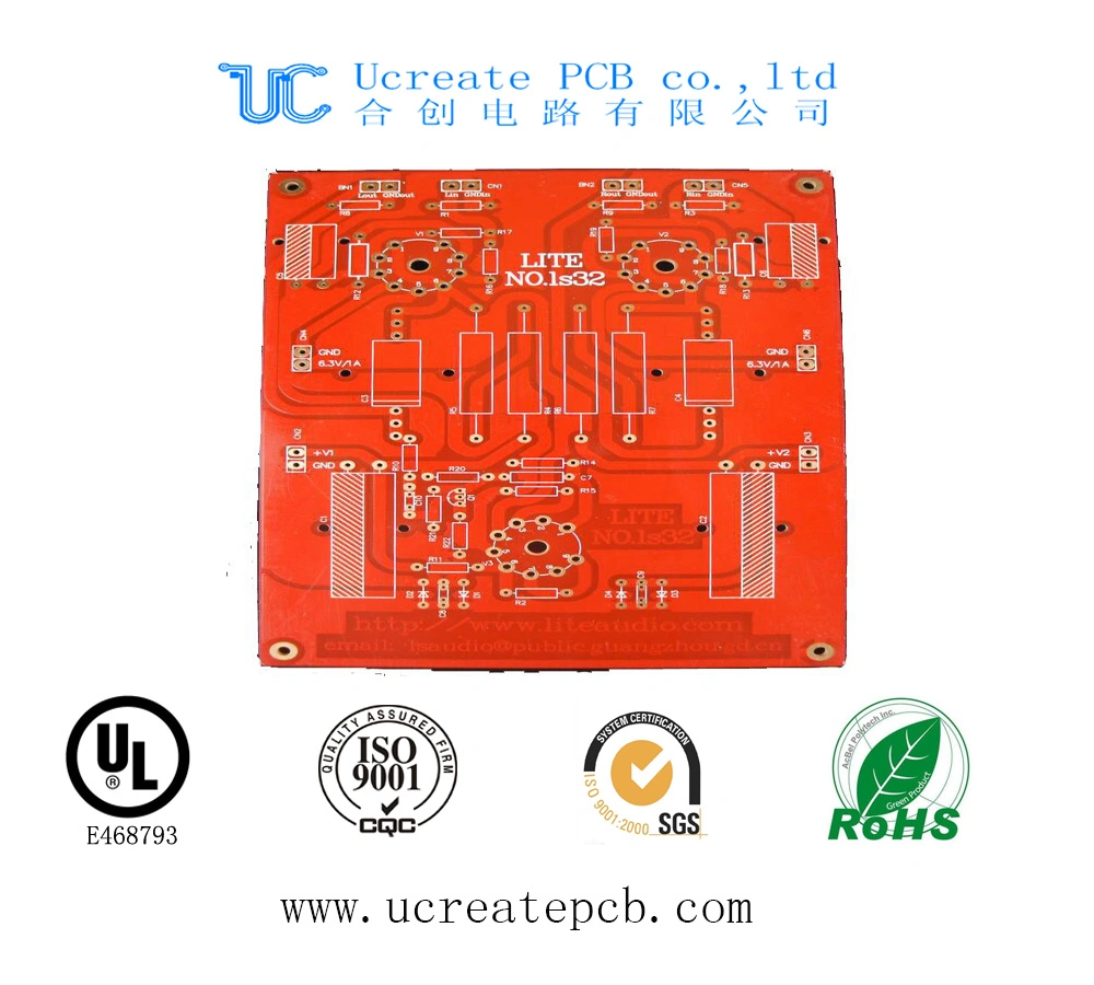 0,6mm PCB del servidor de red de capa interna Electronic Gold Finger 3oz Placa base