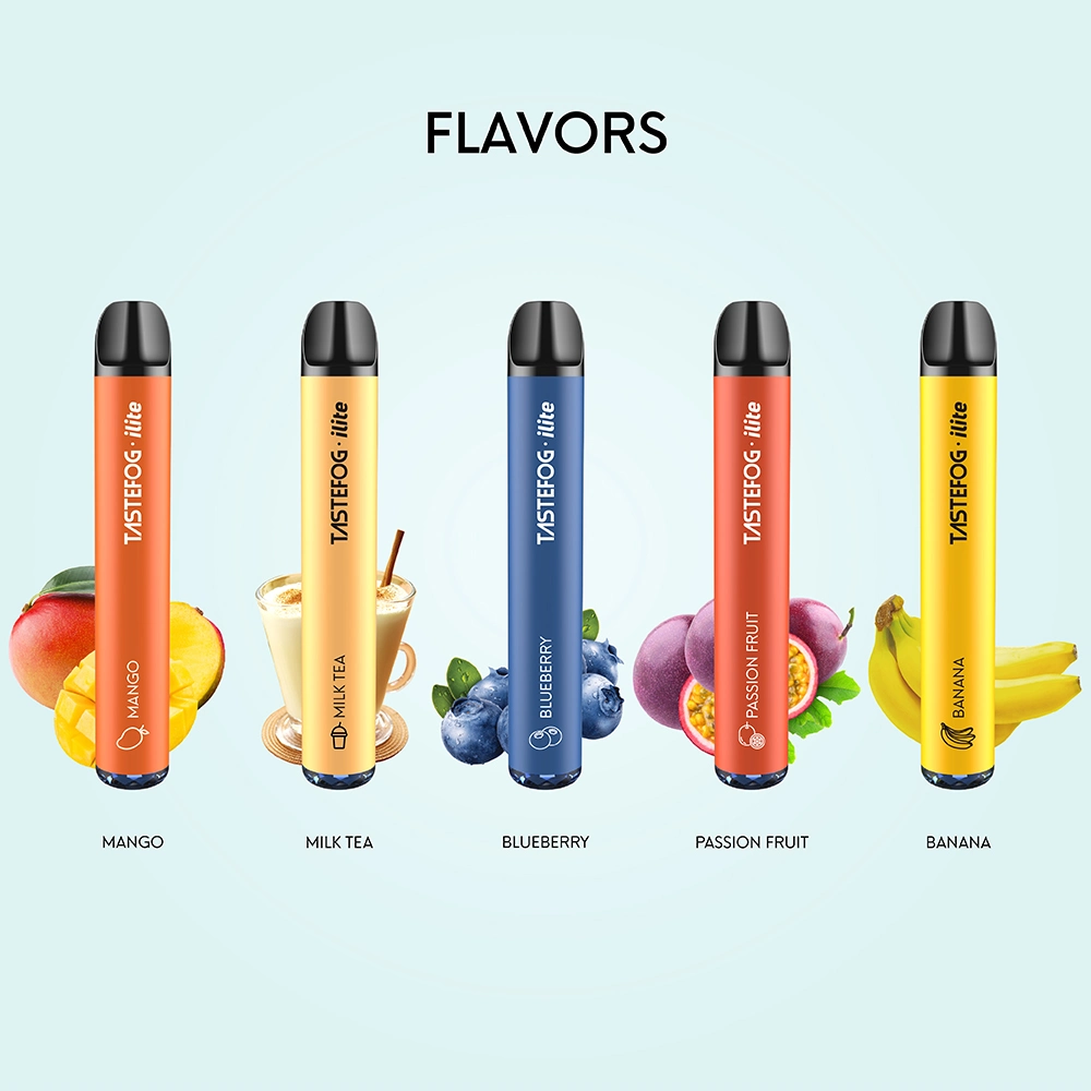 Tastefog Wholesale/Supplier Disposable/Chargeable Vape 600 Puffs Mini Electronic Cigarette with 2ml Eliquid