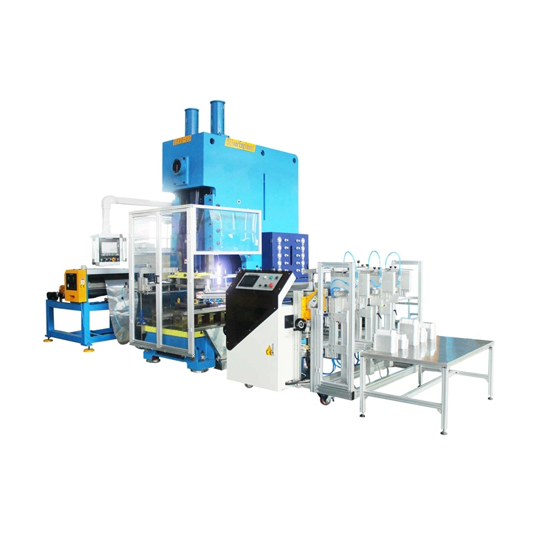 2022 Hot Selling High-End Automatic Aluminum Foil Food Packaging Container Making Machine