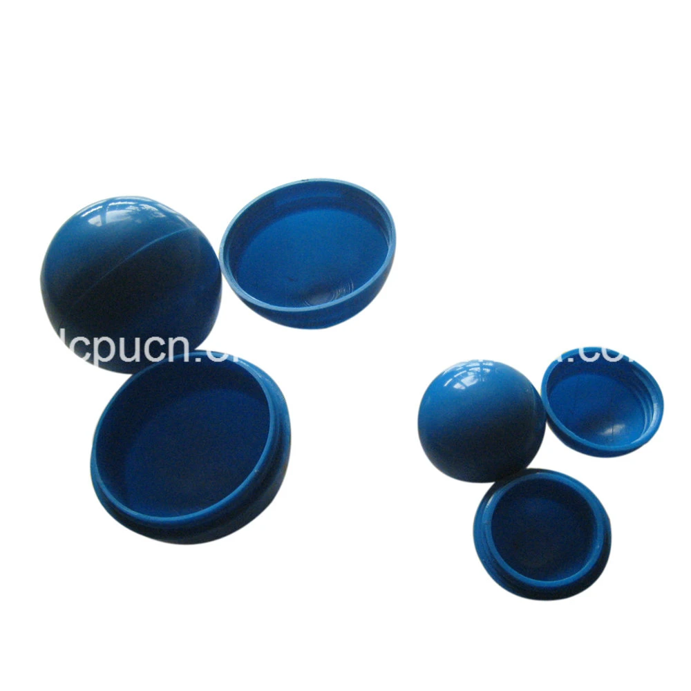 Customized Two Pieces Blue Openable Plastic Hollow Ball for Water Treatment