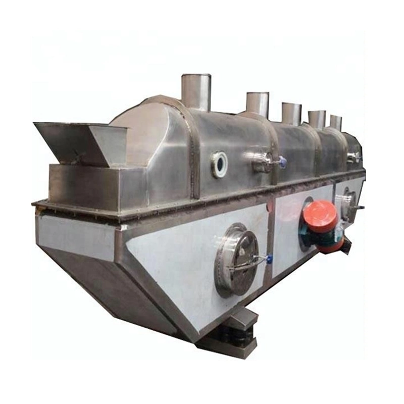 Hot Sell Continuous Vibrating Fluidized Bed Hot Air Dehydrator Machine Drying Oven for Vinasse Dryer Equipment