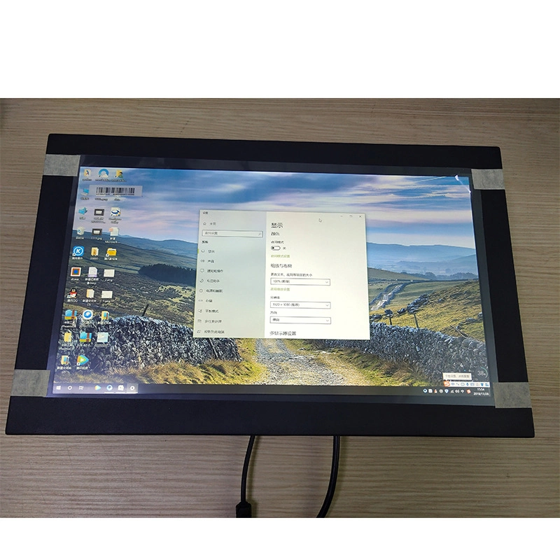 Industrie Metallgehäuse 12,1-Zoll-TFT-LCD-Monitor mit VGA DVI HDMI für Machine Boat Display