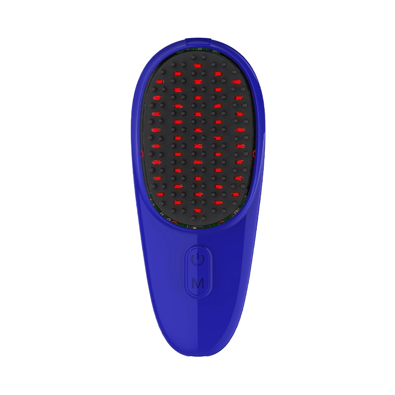 Wholesale Red Light Hair Brush Comb Therapy Rechargeable LED EMS Head Massage