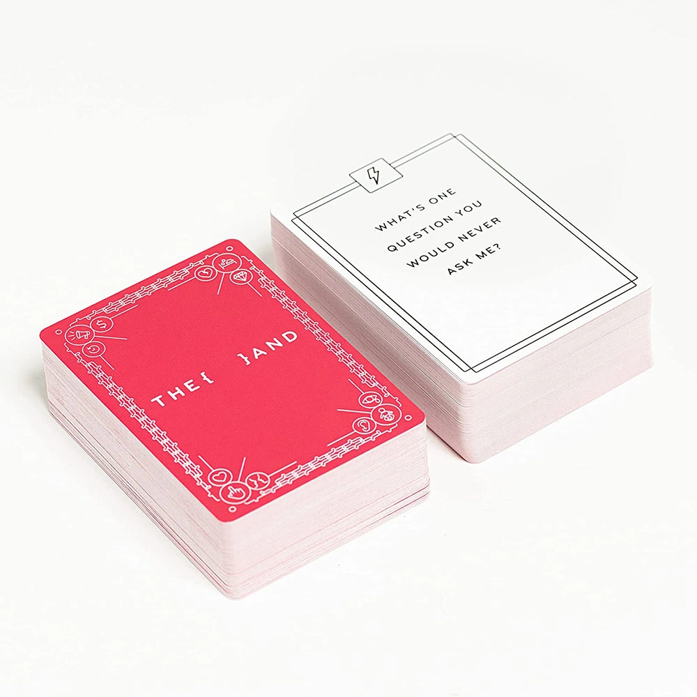 Colored Playing Cards with Boxes