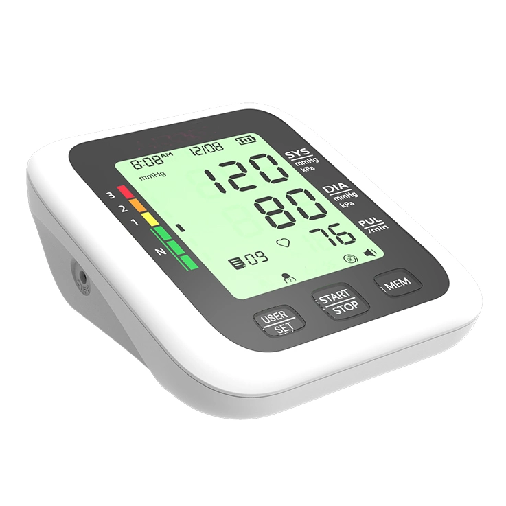 Digital Arm Blood Pressure Monitor for Home Use with Large LCD Display