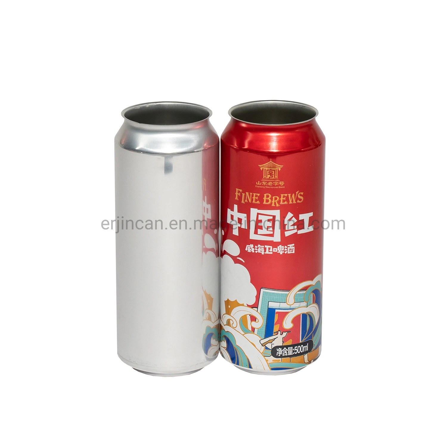 Customized Printed Aluminum Beverage Cans 500ml for Beer Carbonated Juice Energy Drink Packaging