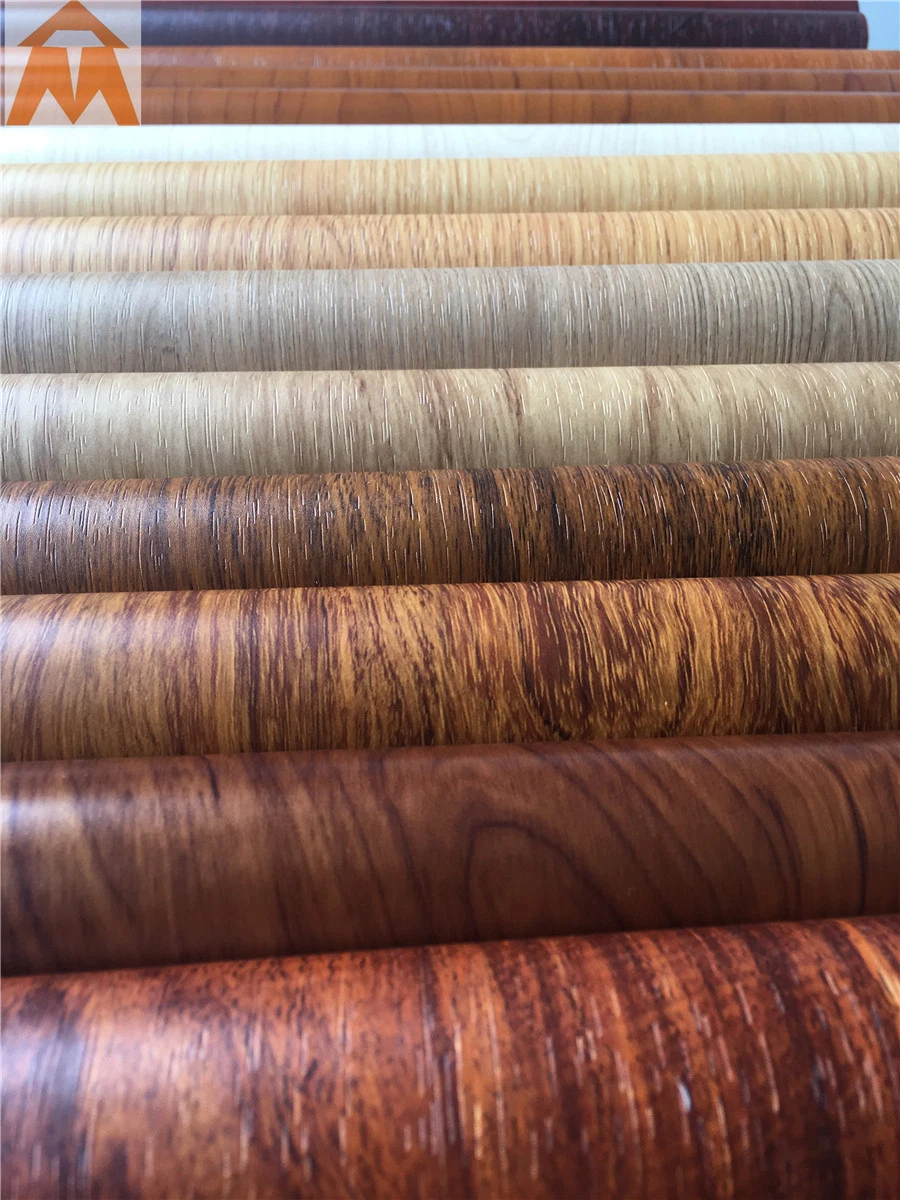 Wood Grain Decorative PVC Sheet for Furniture Panel Skirting