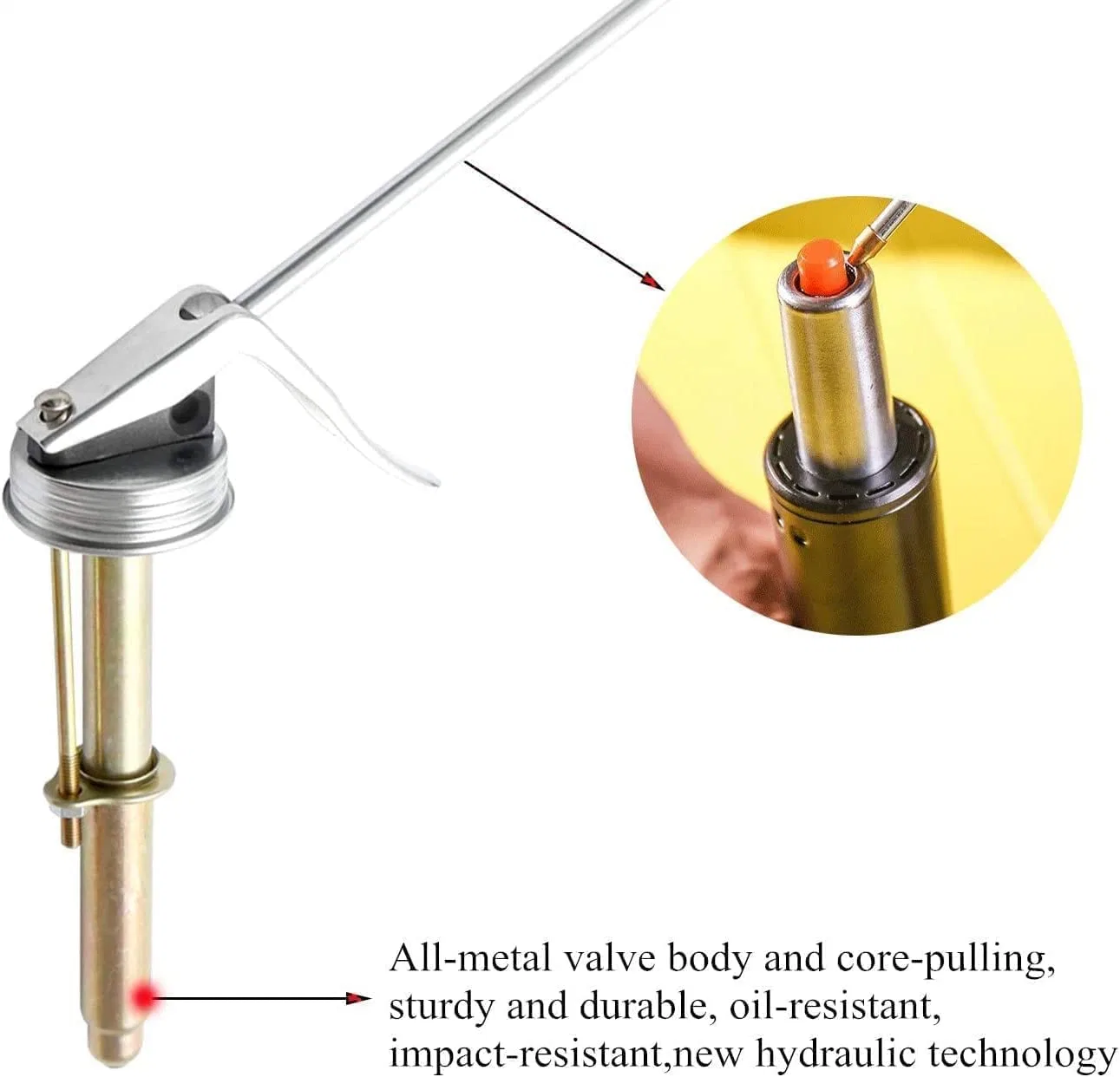 Pressure Machine Oil Spray Bottle Oil Pot with Long Nozzle Machine Oil Can