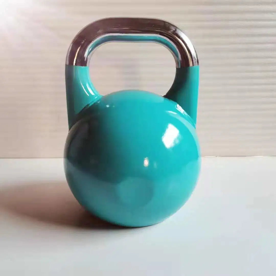 La competencia Kettlebell para gimnasio Fitness/Home/acero al carbono hervidora Bell